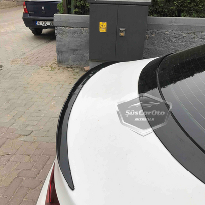 Volkswagen Passat CC 2009-2016 Alerón de Maletero Piano Negro-Blanco Brillante