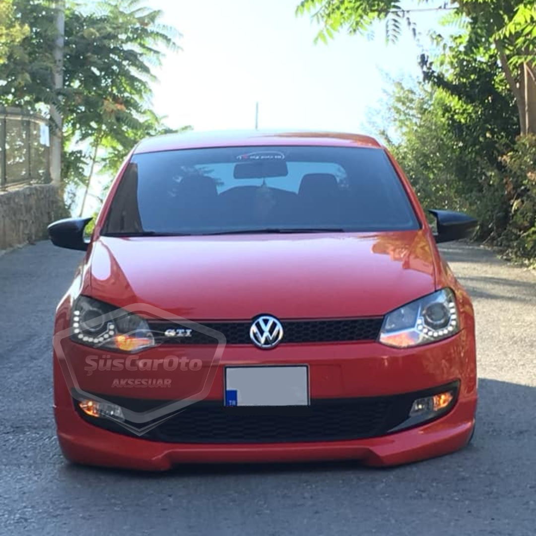 Vw Polo 6R-6C 2009-2017 Tapa de Espejo Retrovisor Batman Murciélago Negro Piano Plástico ABS