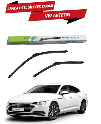 Juego de limpiaparabrisas delanteros planos para VW Arteon Sentinel (derecho e izquierdo)