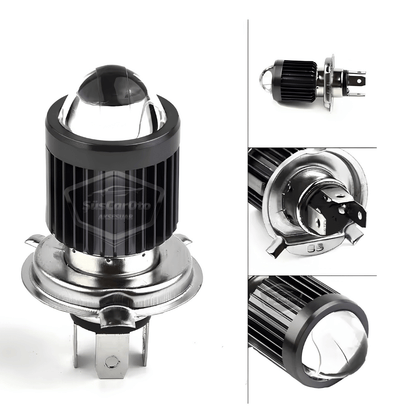 Vw Bora 1998-2006 Uyumlu Mercekli Far Ampulü Led Xenon Beyaz Renk Far Şimşek Etkili CSP Led Lamba Uzun Kısa 2 Adet Takım