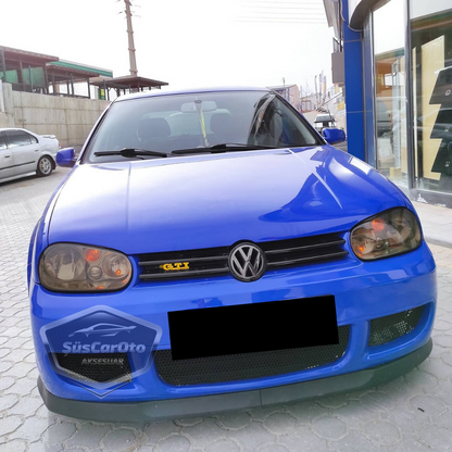 Vw Golf 4 1997-2003 Compatible Universal Astra H Labio Flexible Labio Delantero 2 Piezas Separador de Parachoques Delantero