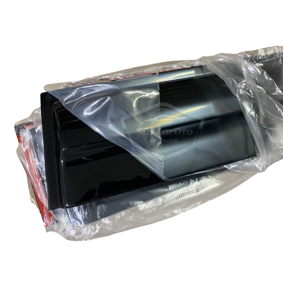 Deflectores de viento para ventanillas Mugen, compatibles con VW Golf 5 2003-2009, juego de 4 piezas, Piano Black, importado