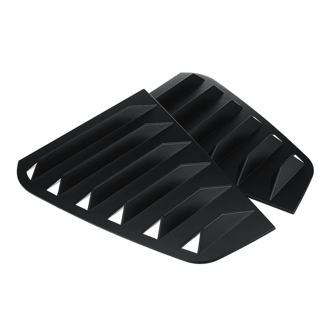 Vw Golf 7 7.5 2012-2020 Rejilla de ventanilla lateral compatible con visera de ventanilla lateral izquierda derecha, equipo de ventilación, negro brillante