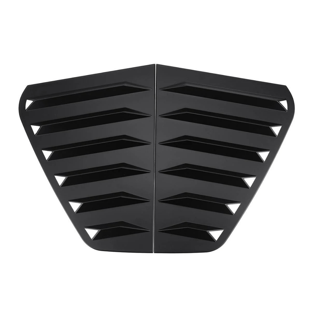 Vw Golf 7 7.5 2012-2020 Rejilla de ventanilla lateral compatible con visera de ventanilla lateral izquierda derecha, equipo de ventilación, negro brillante