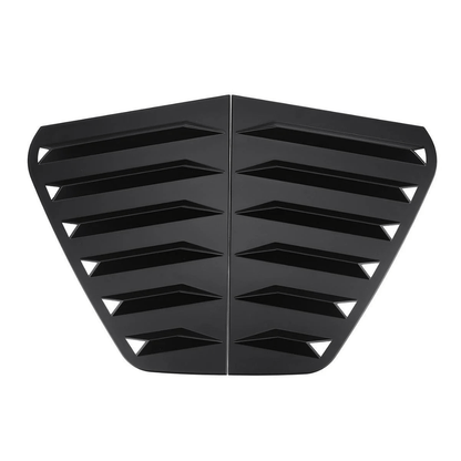 Vw Golf 7 7.5 2012-2020 Rejilla de ventanilla lateral compatible con visera de ventanilla lateral izquierda derecha, equipo de ventilación, negro brillante