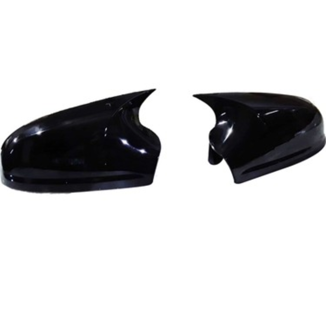 Vw New Beetle 2011-2019 Cubierta de Espejo Retrovisor Batman Piano Negro Plástico ABS