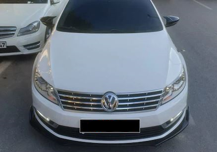 VW Passat CC 2007-2017 Tapa de espejo Batman Bat Piano Black Plástico ABS