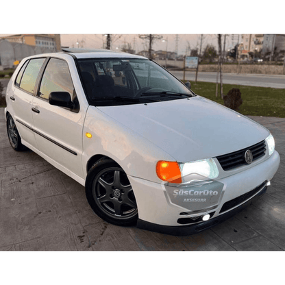 Vw Polo Mk3 1994-2003 6N Compatible Universal V2 Laguna Lip Flexible Labio Delantero 2 Piezas Separador Spoiler Paragolpes Delantero