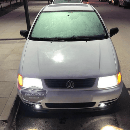 Vw Polo Mk3 1994-2003 6N Compatible Universal V2 Laguna Lip Flexible Labio Delantero 2 Piezas Separador Spoiler Paragolpes Delantero