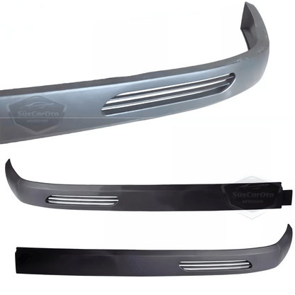 Vw Polo Mk3 1994-2003 6N Compatible Universal V2 Laguna Lip Flexible Labio Delantero 2 Piezas Separador Spoiler Paragolpes Delantero