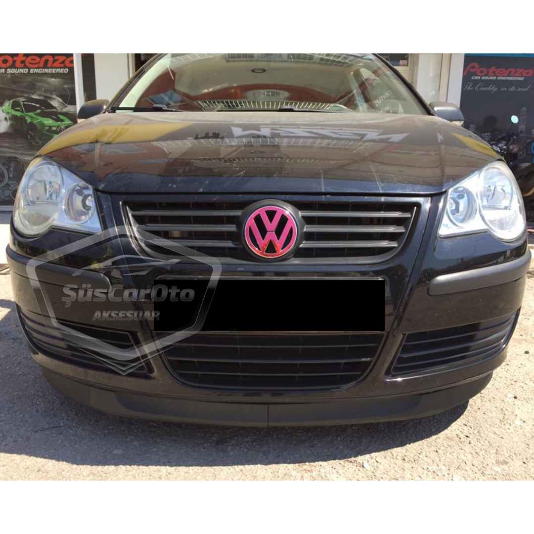 Vw Polo Mk4 - 4.5 2002-2008 Universal Compatible Astra H Labio Flexible Labio Delantero 2 Piezas Separador Inferior de Parachoques Extensión Delantera