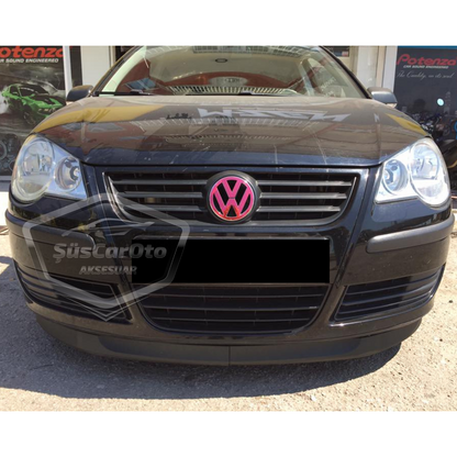 Vw Polo Mk4 - 4.5 2002-2008 Universal Compatible Astra H Labio Flexible Labio Delantero 2 Piezas Separador Inferior de Parachoques Extensión Delantera