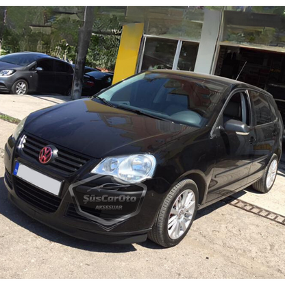 Vw Polo Mk4 - 4.5 2002-2008 Universal Compatible Astra H Labio Flexible Labio Delantero 2 Piezas Separador Inferior de Parachoques Extensión Delantera
