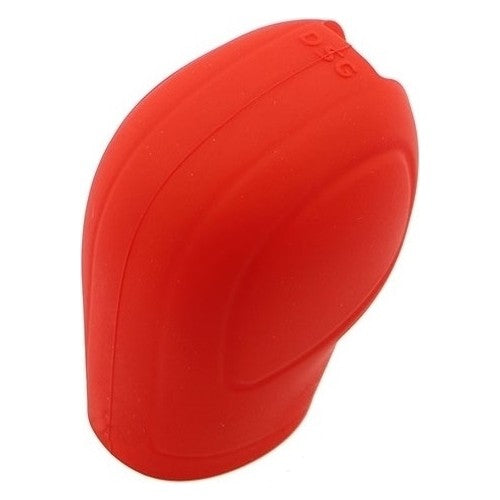 Funda de silicona roja para pomo de palanca de cambios Volkswagen Seat Skoda Golf DSG