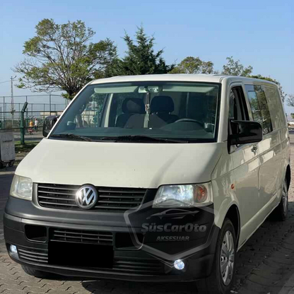 Tapas de espejo estilo murciélago Batman para VW Transporter T5 2004-2009, plástico ABS negro piano