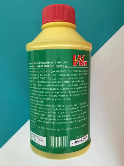 WAX TAPÓN PREVENTIVO Y REPARADOR DE FUGAS DE RADIADOR 325 ml