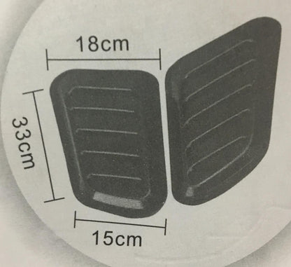 Rejilla de ventilación superior de capó Renault Megane 2 Piano Black