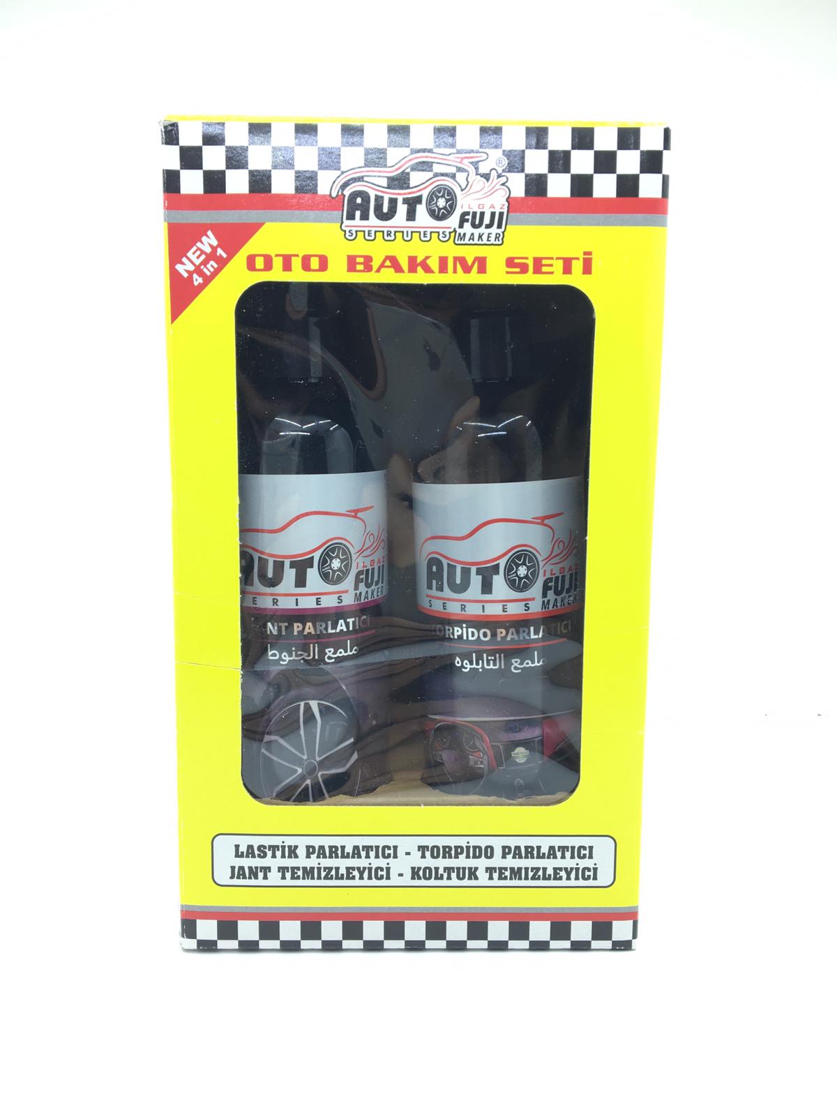 Kit de cuidado del coche de 4 piezas, set profesional de limpieza automotriz