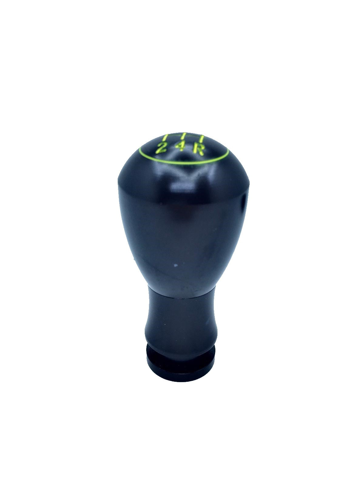 Pomo de cambio universal de metal, aspecto deportivo, tipo redondo con adaptador