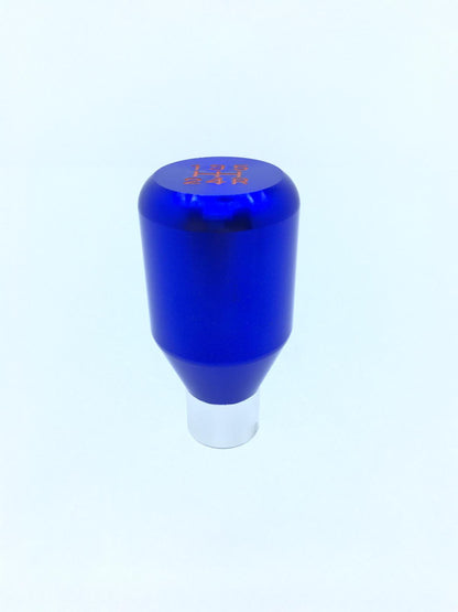 Pomo universal de palanca de cambios, look deportivo, con adaptador, plano, azul
