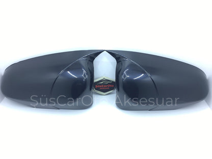 Cubierta de espejo Toyota Group Batman Bat ABS plástico negro piano