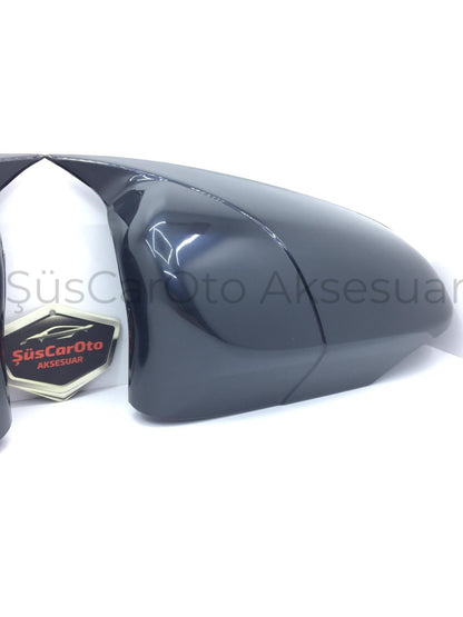 Toyota Avensis 2015-2018 Carcasa de Espejo Retrovisor Batman Piano Black Plástico ABS