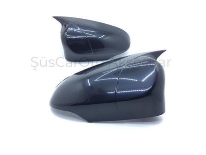 Toyota C-HR 2016-2020 Tapa de Espejo Batwing Piano Negro Plástico ABS
