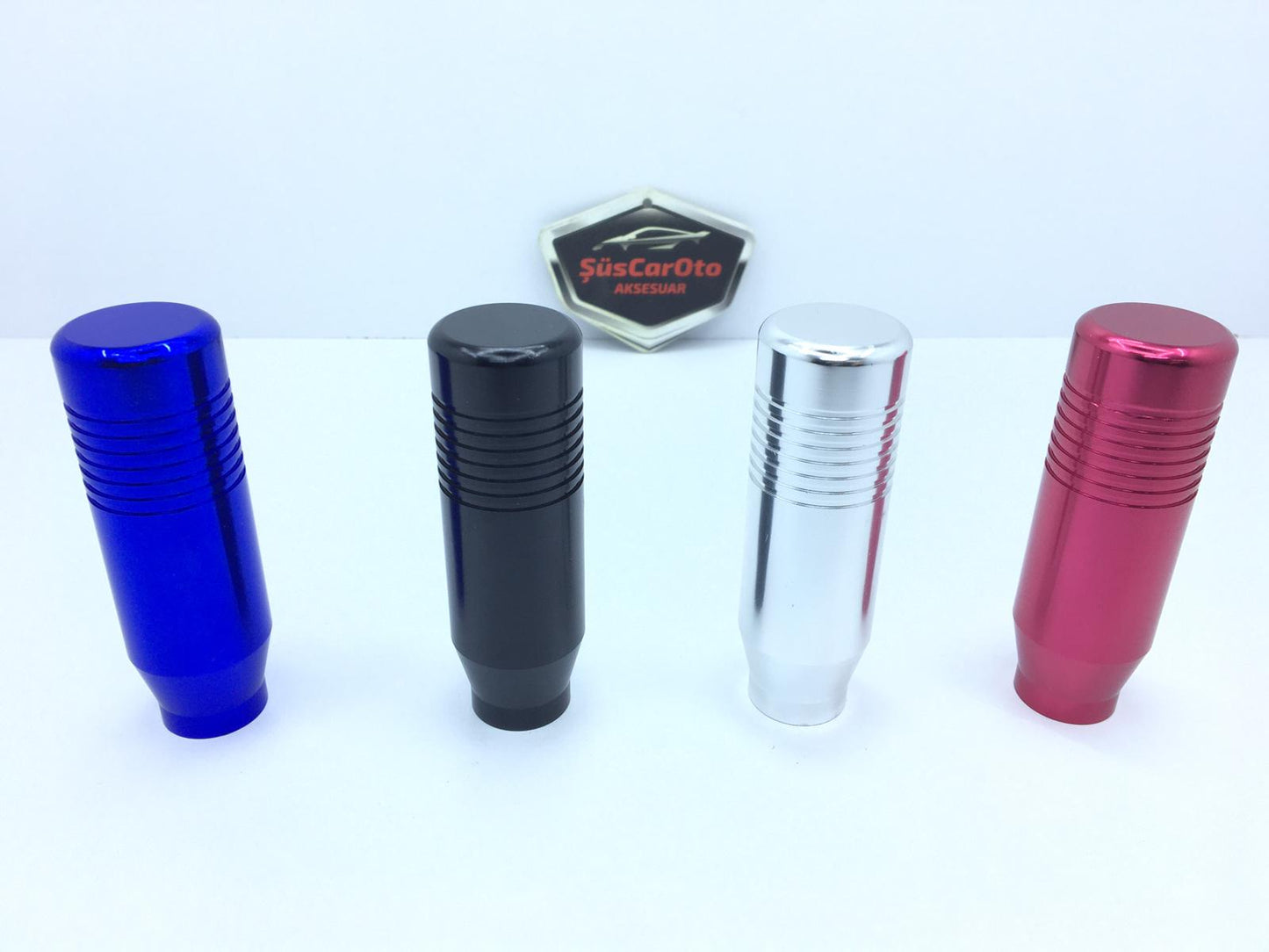 Pomo de palanca de cambios Mugen Metal, con aspecto deportivo, universal, con adaptador