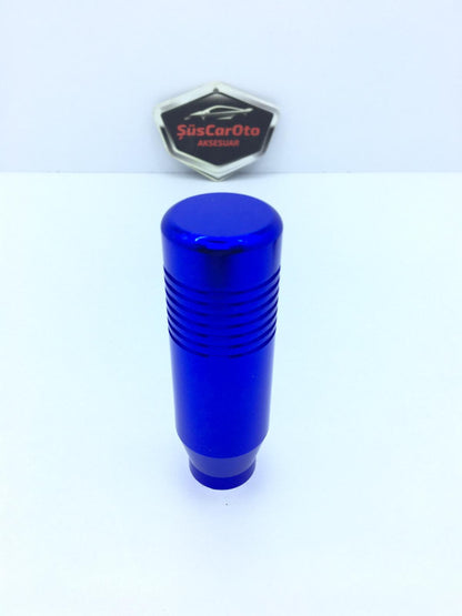 Pomo de palanca de cambios Mugen de aspecto deportivo con adaptador universal azul