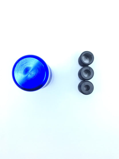 Pomo de palanca de cambios Mugen de aspecto deportivo con adaptador universal azul