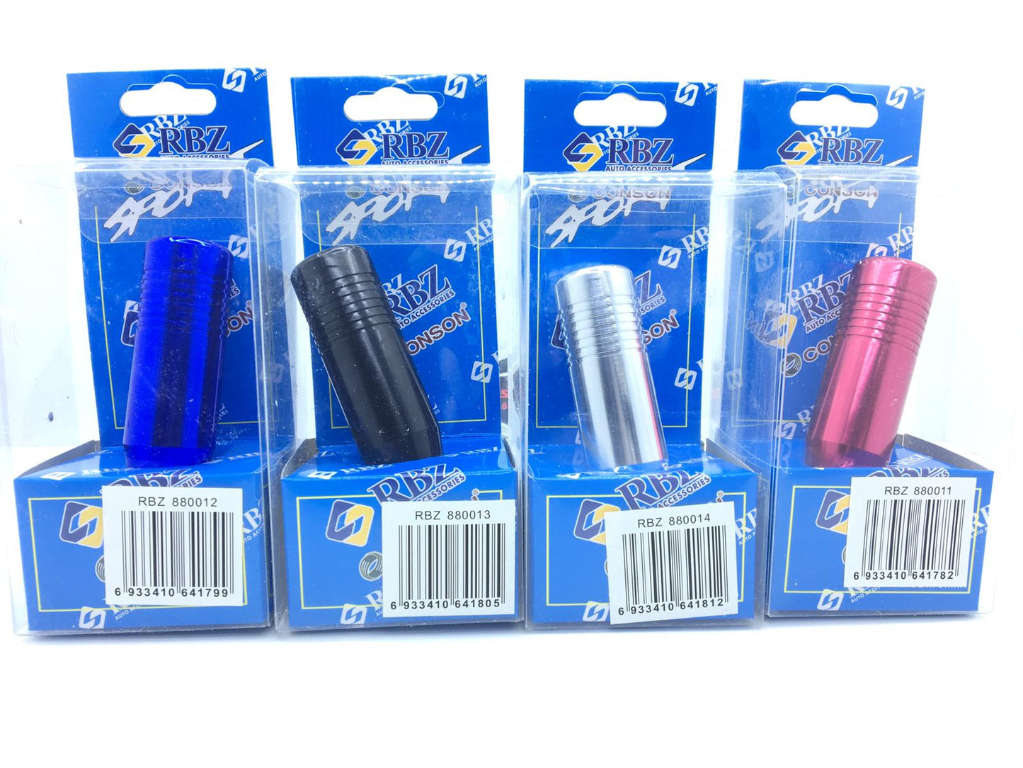 Pomo de palanca de cambios Mugen Metal, con aspecto deportivo, universal, negro con adaptador