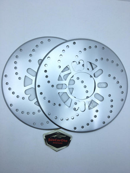 Disco Universal de Acero para Campana, Juego de 2 piezas, 14'' y más, Plata