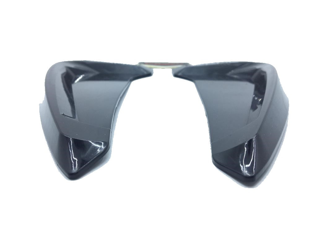 AMG Logotipo Piano Negro Flexible Guardabarros Ventilación Rejilla Derecha Izquierda 2 Piezas