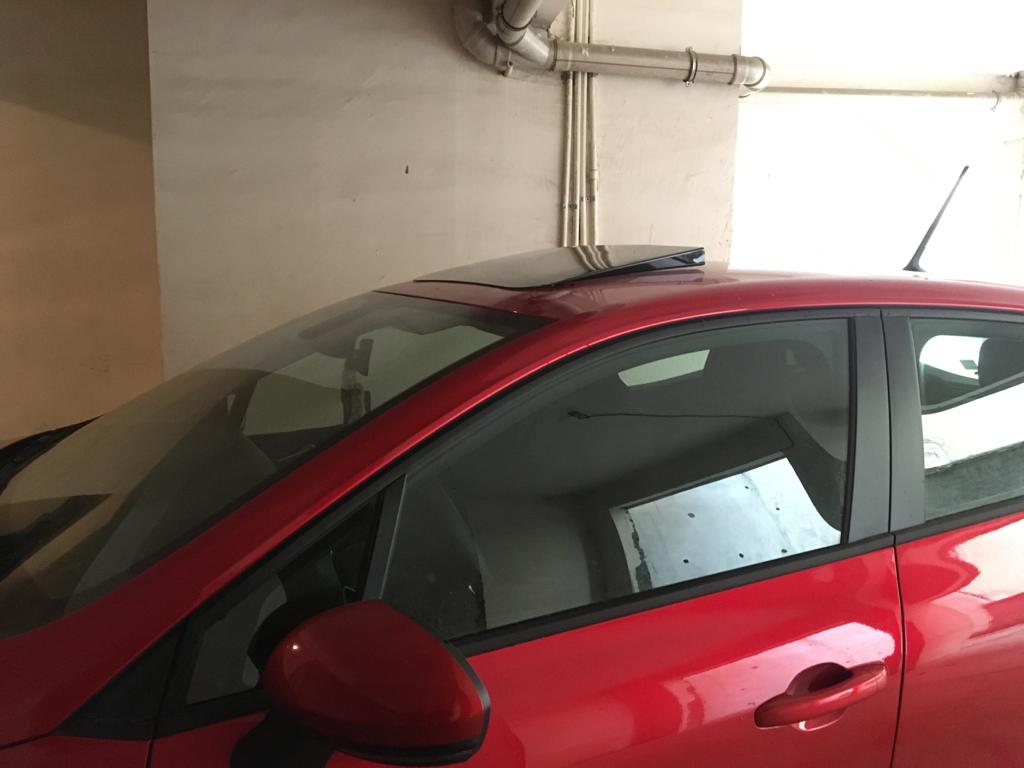 PERFLEX Piano Negro Techo Solar Falso Deflector de Viento ONP722