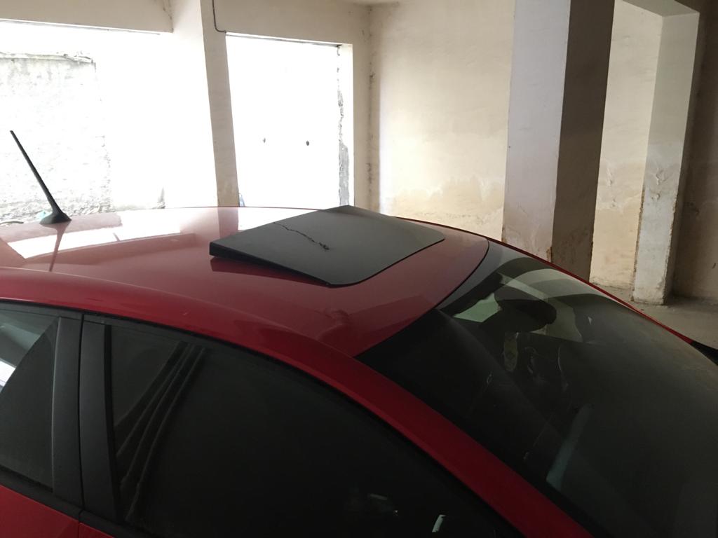 PERFLEX Piano Negro Techo Solar Falso Deflector de Viento ONP722