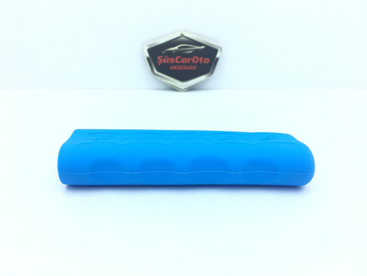 CARUB Funda de silicona para freno de mano Protector de freno de mano Silicona Azul