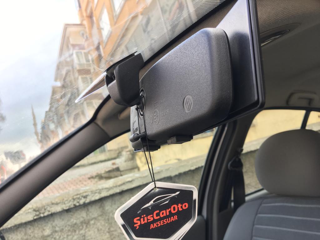 Carub 240 mm Espejo Retrovisor Adicional Interior Curvo Tipo Tijera Negro