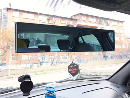 Espejo retrovisor interior antideslumbrante con clip de tijera 3R, azul, 300 mm