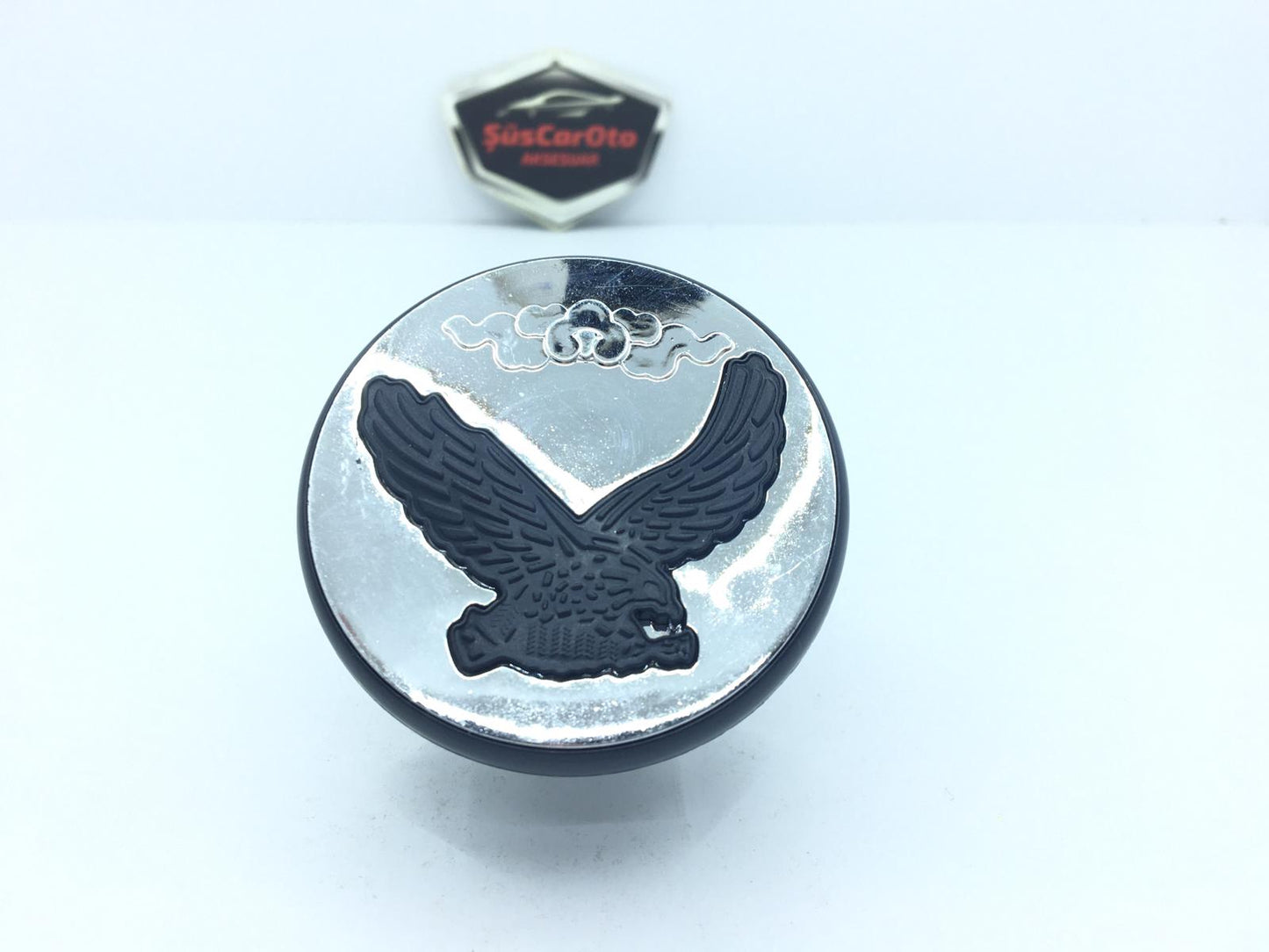 Pomo Giratorio de Volante Universal con Grabado de Águila, Pomo Giratorio de Volante