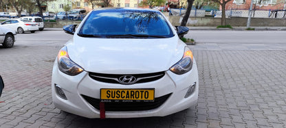 Hyundai Elantra 2011-2016 Cubierta de espejo lateral Batman tipo murciélago, negro piano, plástico ABS