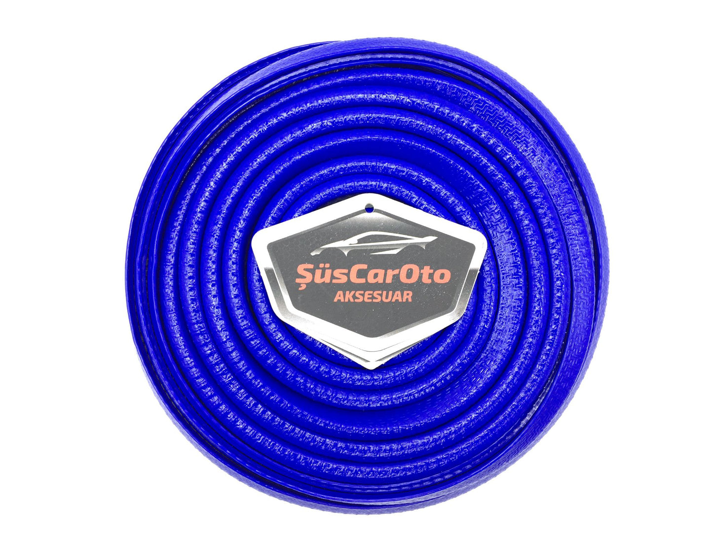 Junta protectora de puerta de coche, burlete anticolisión y antiarañazos, tipo U, azul, 5 metros