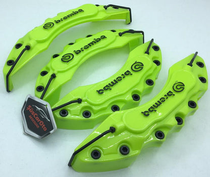 Juego de 4 cubiertas de pinza de freno Brembo universales de 17'' y más, verdes
