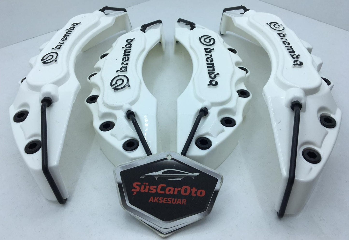 Juego de 4 tapas de pinza de freno Brembo universales para 17'' y más, blancas