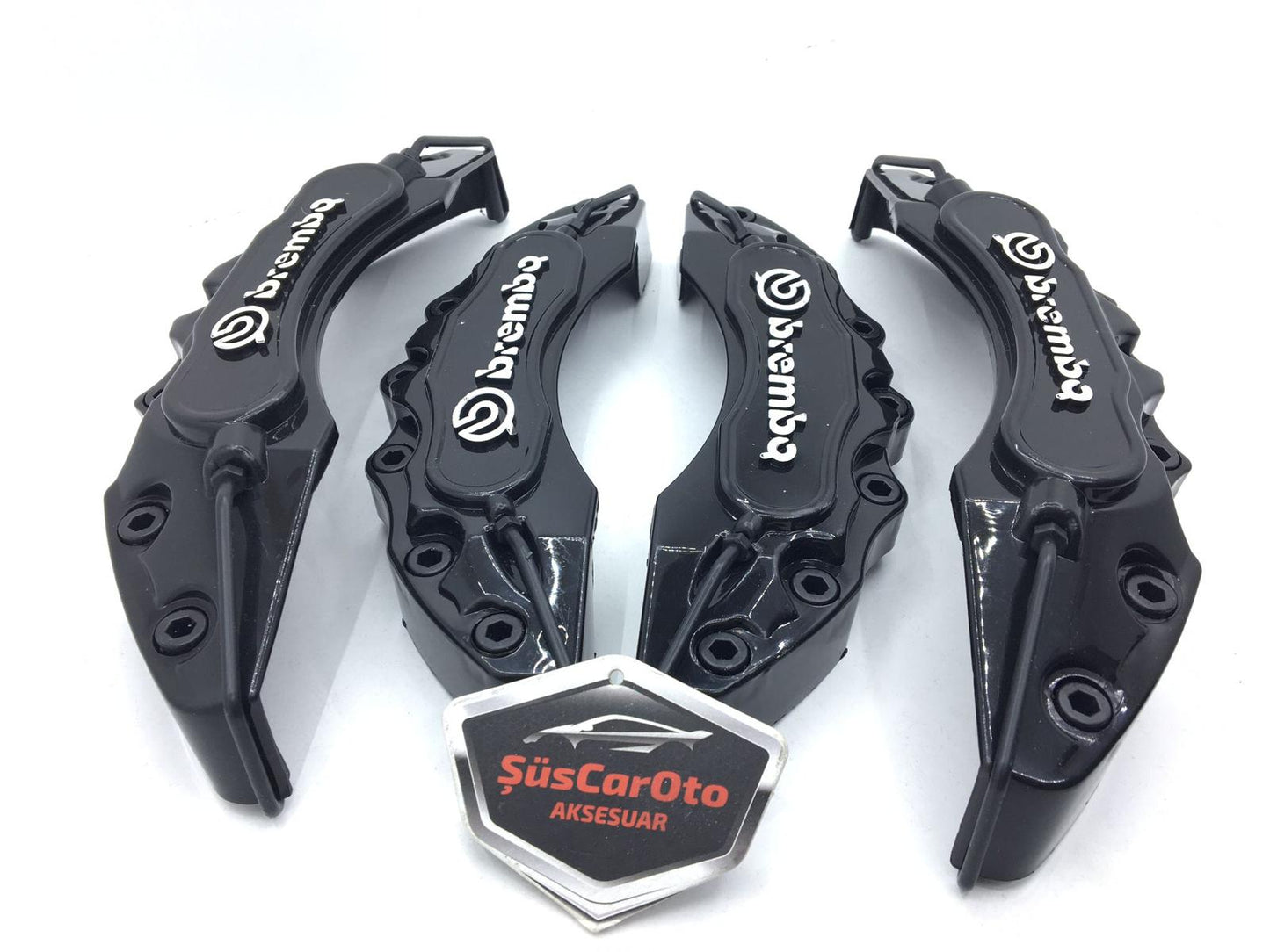 Tapa de pinza de freno Brembo, juego de 4 unidades, universal, 17'' y superior, negro