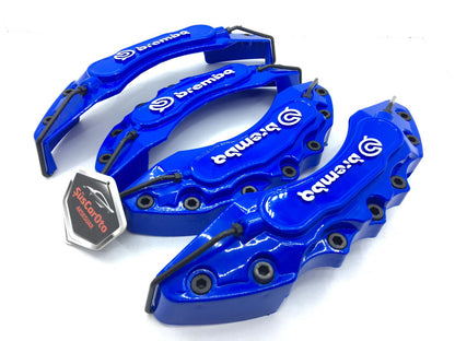 Juego de 4 fundas universales para pinzas de freno Brembo de 17'' y más, azules