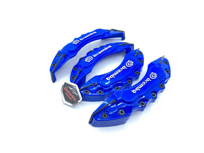 Juego de 4 fundas universales para pinzas de freno Brembo de 17'' y más, azules