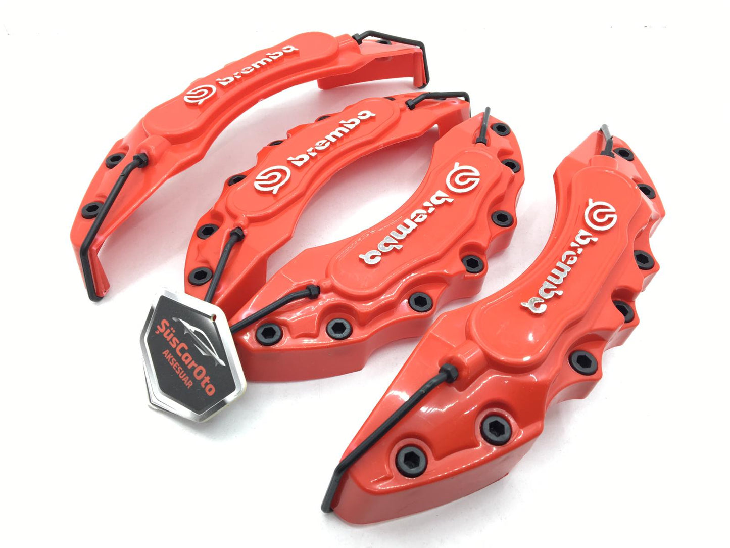 Tapas Pinza de Freno Brembo, Juego de 4 Unidades, Universal, Compatible con 17'' y Más Grandes