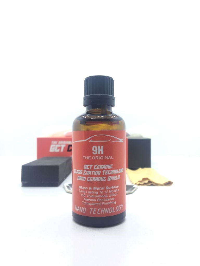 Set de Recubrimiento Cerámico 9H GCT para Coche, Protección Nano Pintura, Pulido de Vehículos