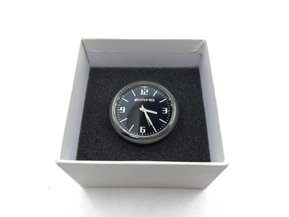 Reloj analógico retro compatible con la ventilación interior del coche y la guantera, con logo AMG