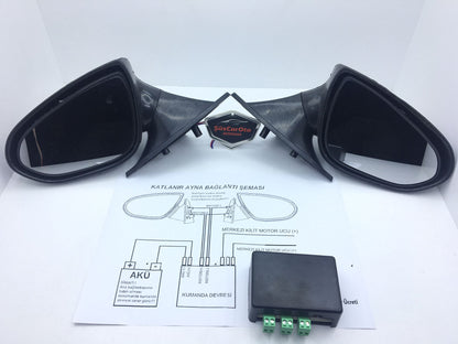 Espejo retrovisor eléctrico plegable de nueva generación M3 TOFAŞ (Şahin Doğan Kartal)